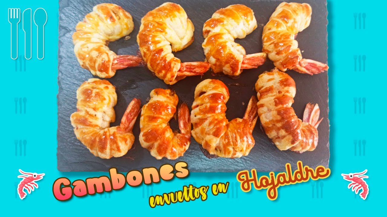 Gambones envueltos en hojaldre 🦐 😋