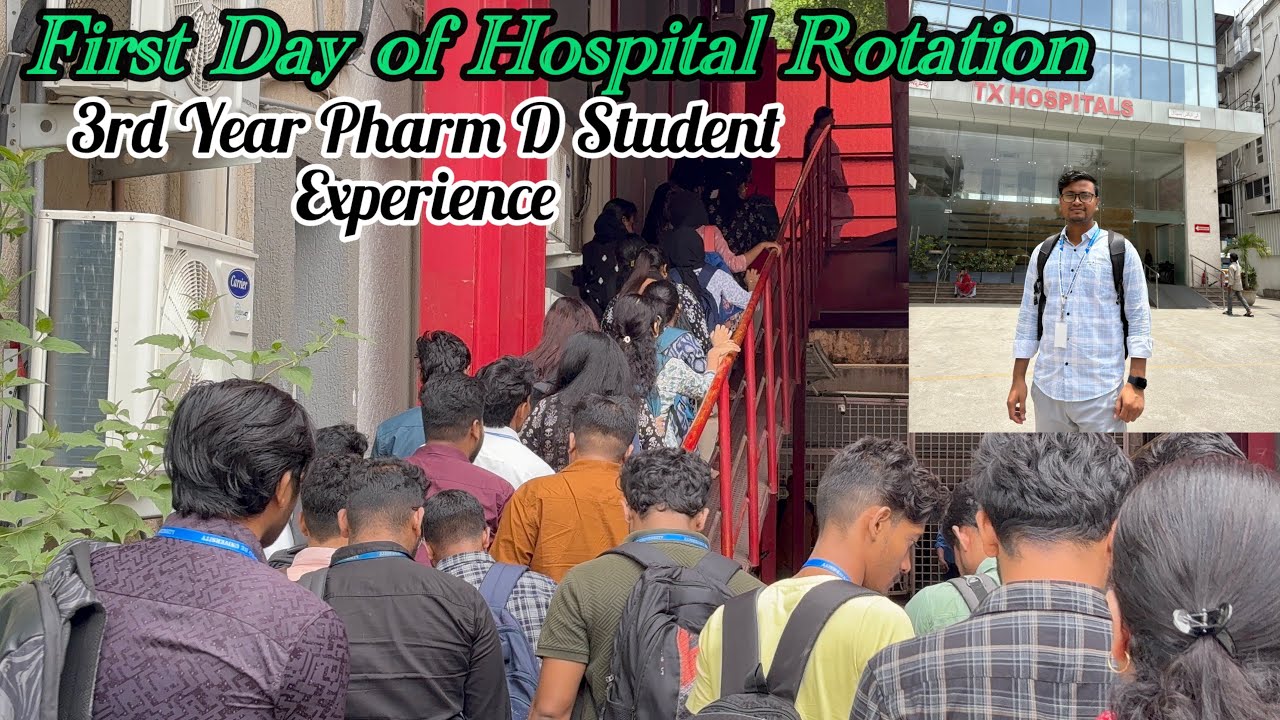 First Day of Hospital Rotation | 3rd Year Pharm D Student Experience ll