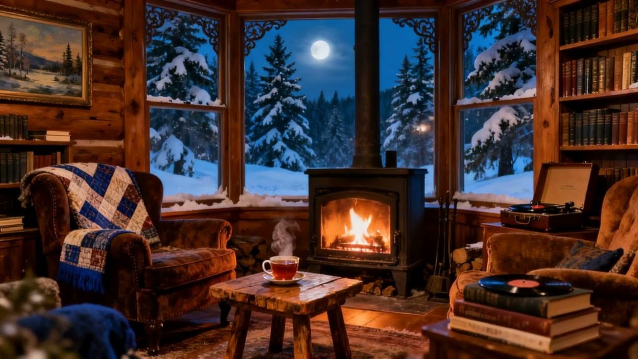 Soft Instrumental Jazz for Cozy Nights at Midnight Shadows...