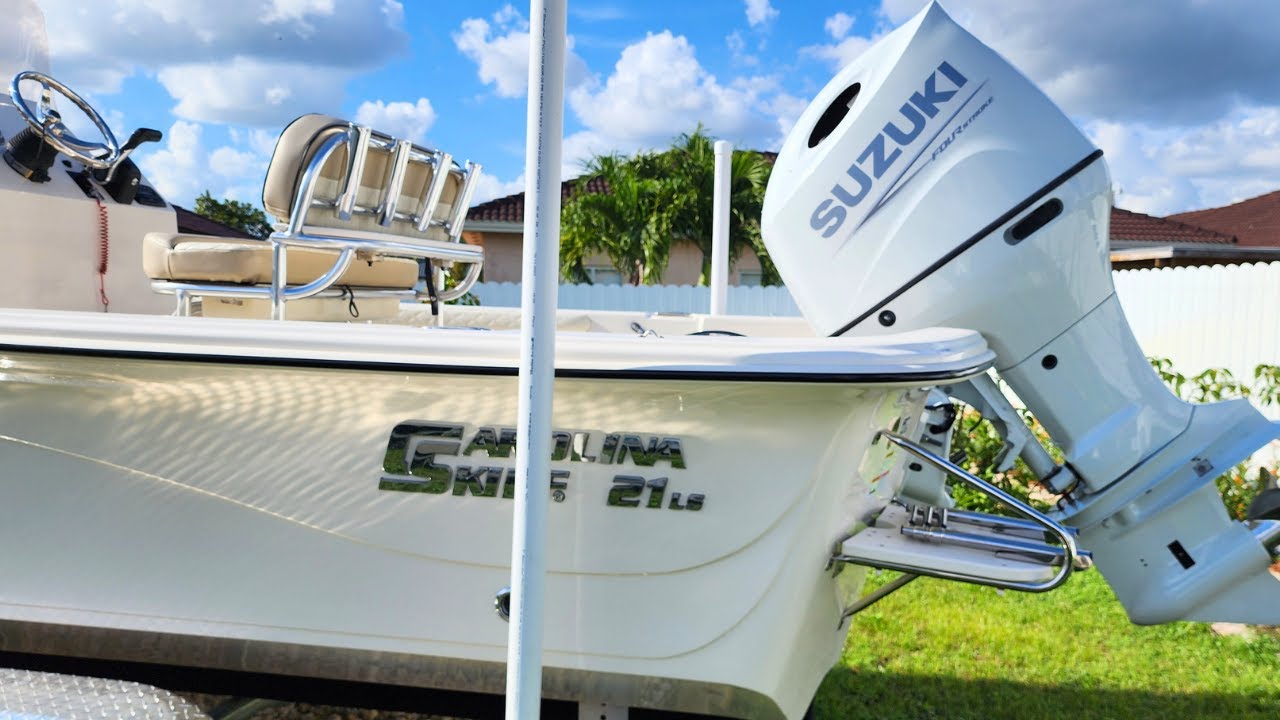 Carolina Skiff 21 LS Con Motor De 150 Caballos De Fuerza Review En Español !