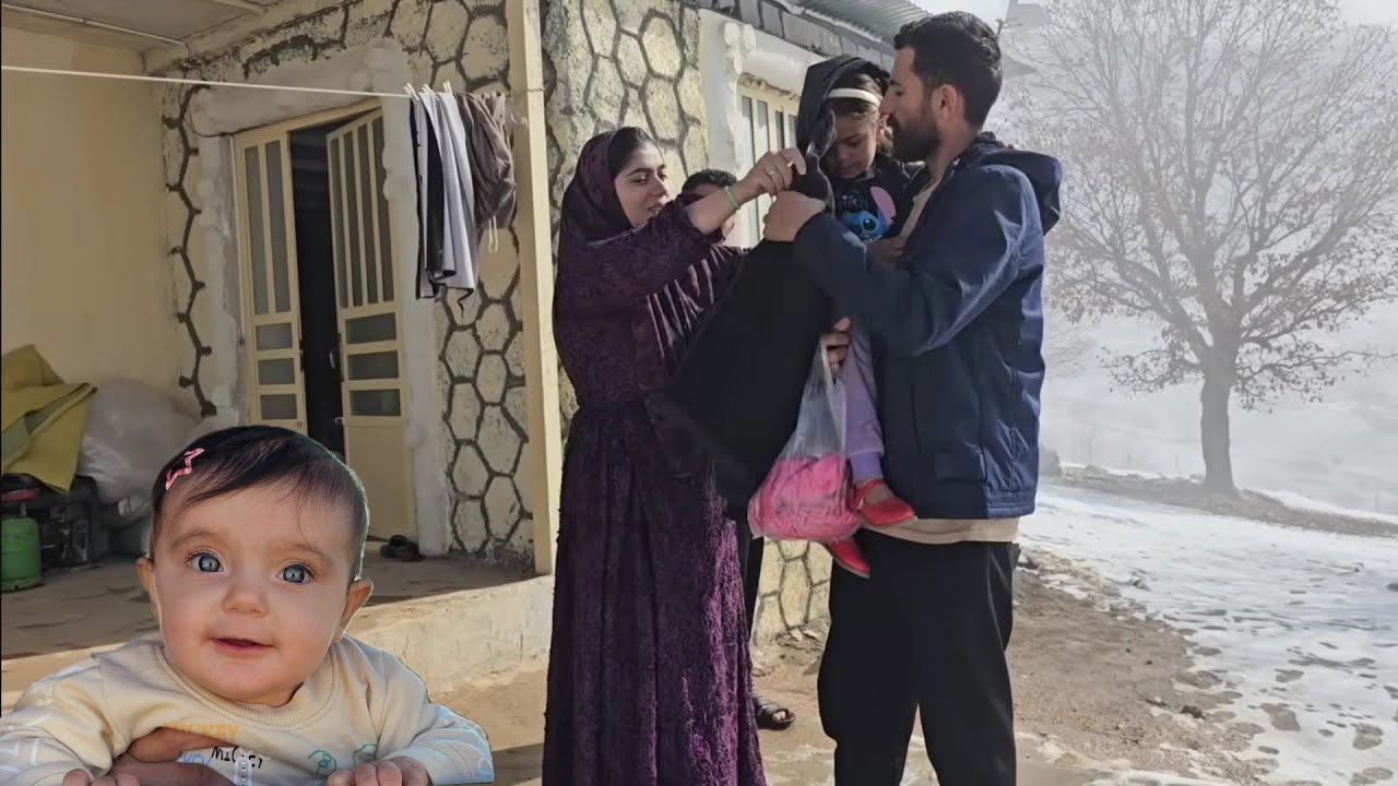 Qasim went to Farzaneh in the mountains to take his daughter.