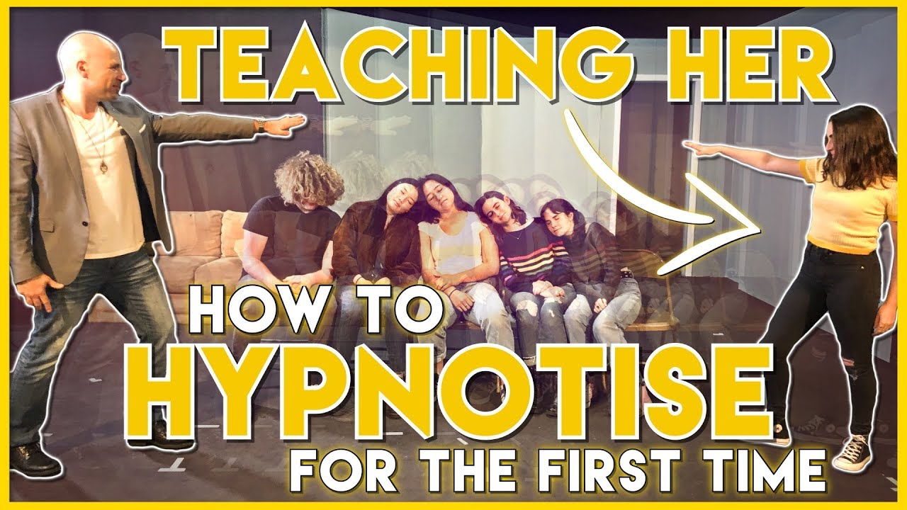 Teaching her how to Hypnotise ! [With a real performance]