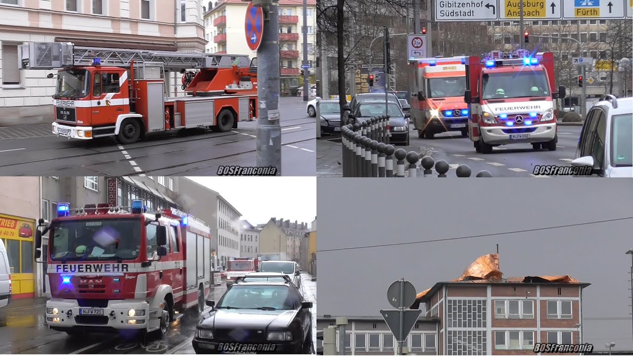 [Unwetter über Nürnberg] Einsatzfahrten