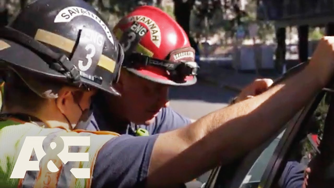 Team Uses JAWS of LIFE to Extract Driver | Live Rescue | A&E