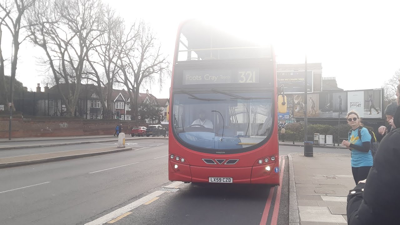 Shabby FRV - TFL Bus Route 321: New Cross Gate - Foots Cray, Tesco -  Gemini 2 - Go Ahead!!