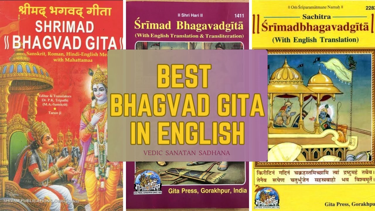 BEST BHAGVAD GITA in ENGLISH Gita Press Commentaries & Top Gita Book: Which Should You Read?