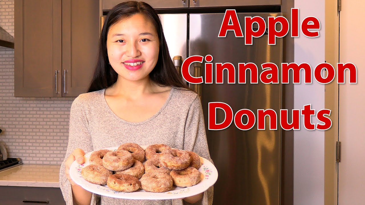 Baked Apple Cinnamon Donuts