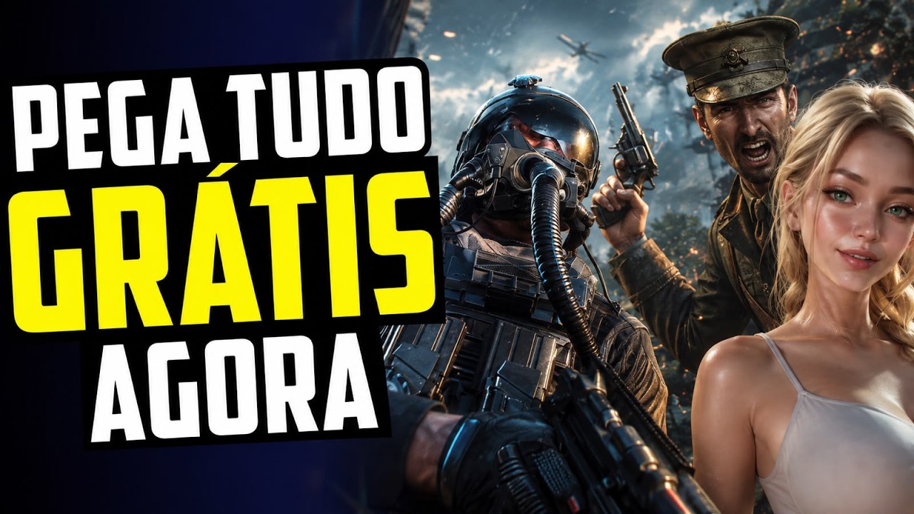 CORRE! TODOS EST&Aacute; GRATIS OFICIAL NO PS4, PS5, XBOX, PC!! +De 10 JOGOS COMPLETOS E WEEKEND LIMITADO