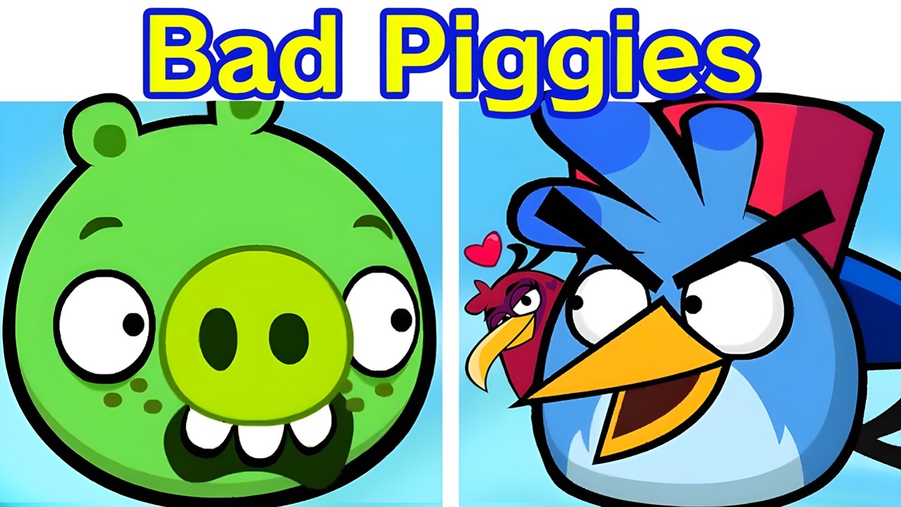 FNF VS Ross V2.1 FULL WEEK | Cutscenes & Ending (Bad Piggies)