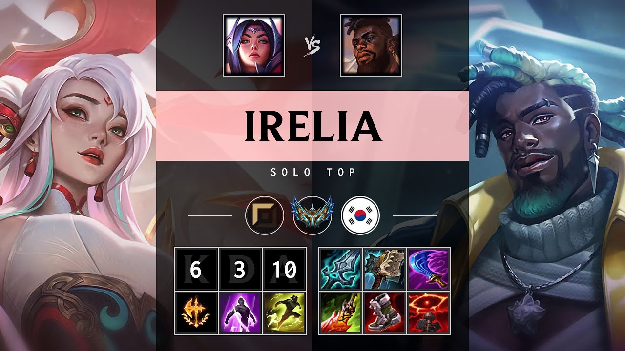Irelia Top vs K'Sante - KR Challenger Patch 25.20