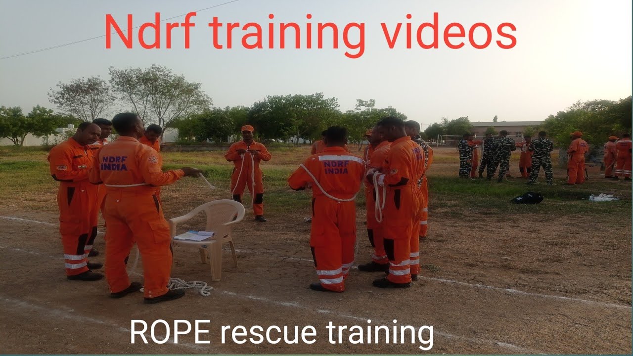 ndrf rope rescue demonstration | ndrf training videos