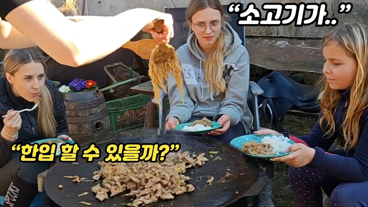 소고기 안 먹어?? 한국 소불고기 그릇 싹싹 비웠다! 체코 학생들 첫 반응?!