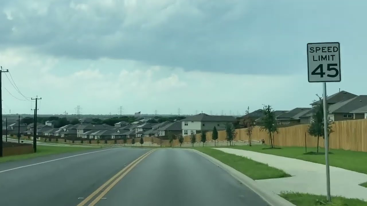 Driving through Converse Texas