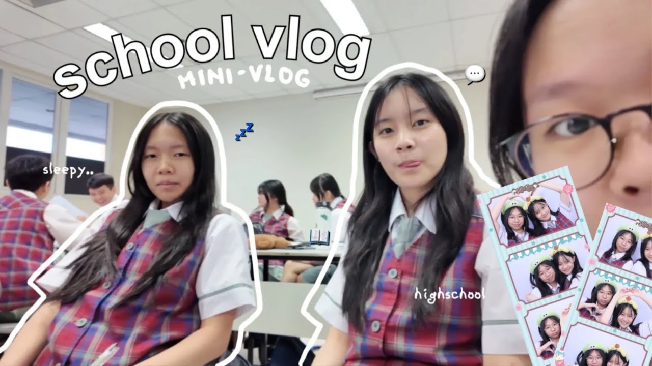 school vlog: studying, assignments, hangout w/ friends, what i eat 💬