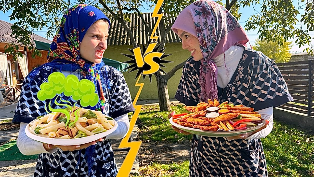 BUNICUȚELE se întrec a cui MÂNCARE e mai BUNĂ😱/CONCURENȚA între BUNICUȚE