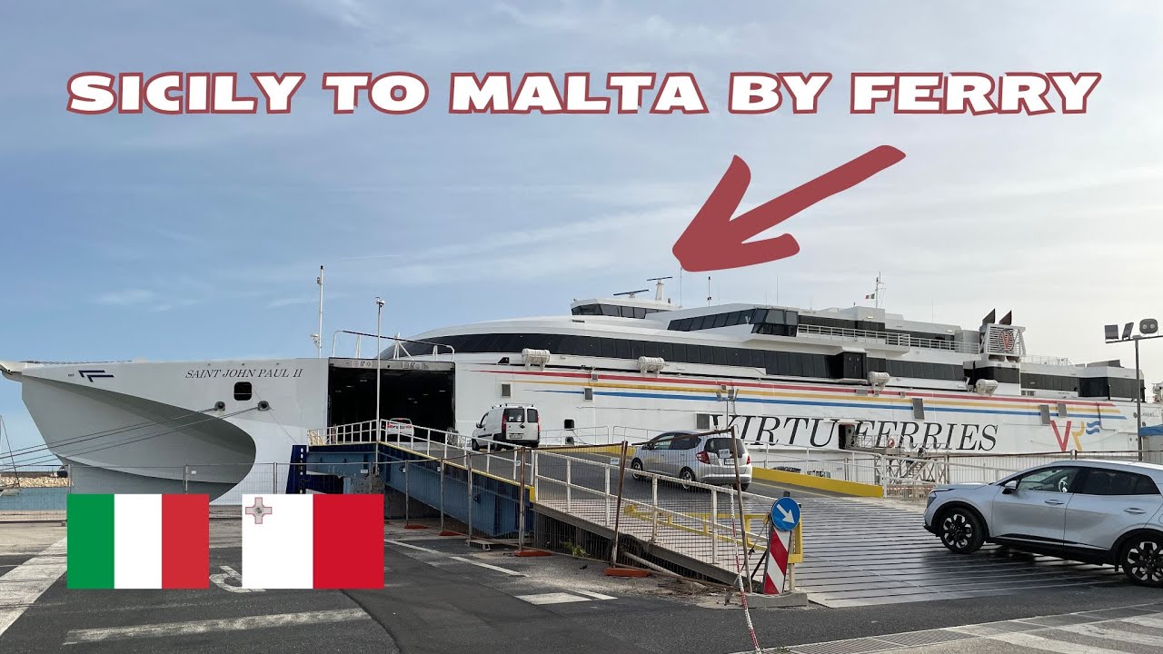 Pozzallo to Valletta Ferry Ride with Virtu Ferries