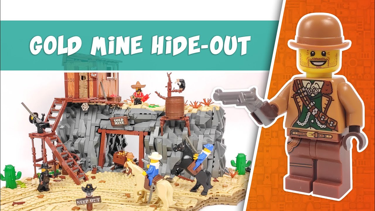 Lego Western MOC - "Gold Mine Hide-out"