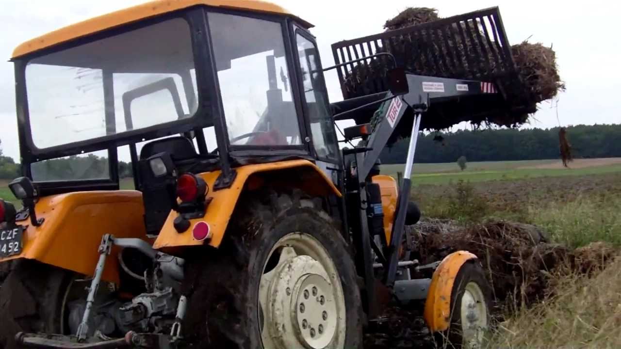 Orka przedsiewna 2012. Ursus c-360 3p + przedni tuz, pług 3x35, kolczatka