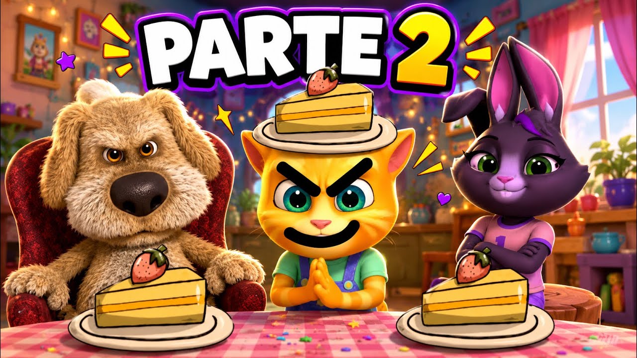 A competição de bolo parte 2 . Talking tom and friends ( episódio 15 temporada 6)