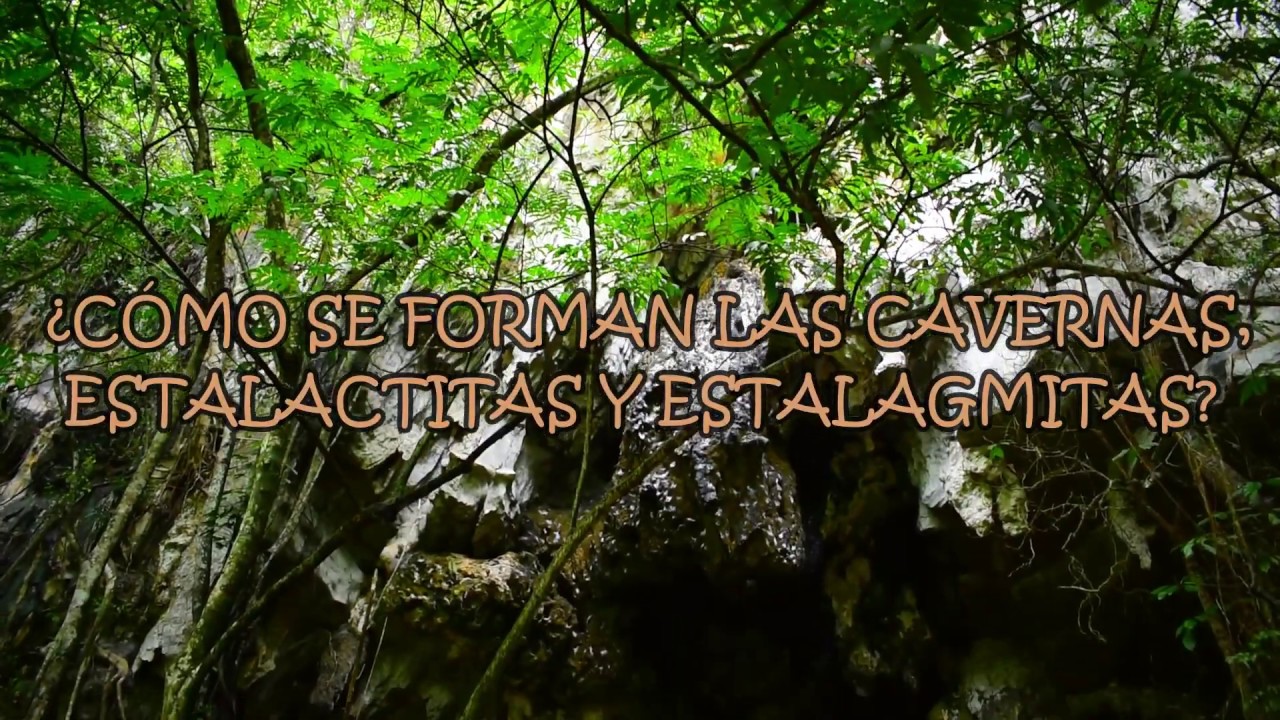 Cómo se forman las cavernas, estalactitas y estalagmitas?