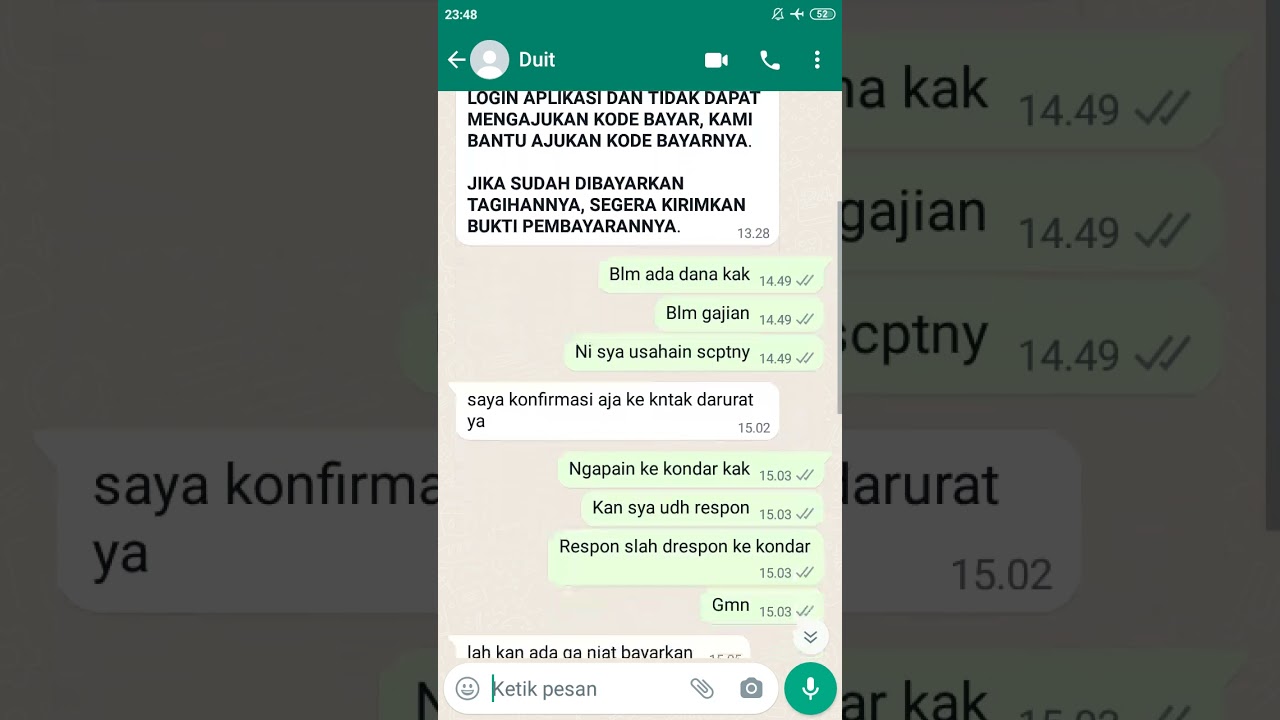 BEGINI CARA MENJAWAB WA DC PINJOL OJK,,, APLIKASI PINJAM DUIT|| INI RESIKO GALBAY NYA