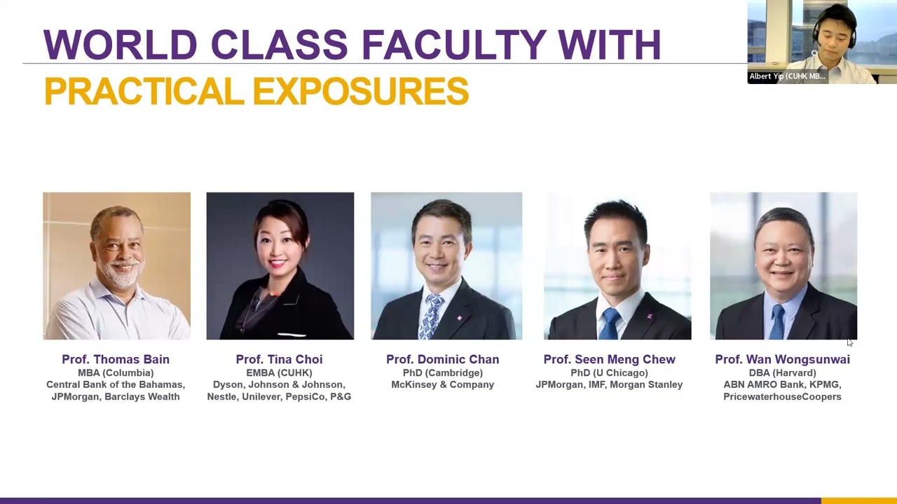CUHK MBA ALUMNI SESSION