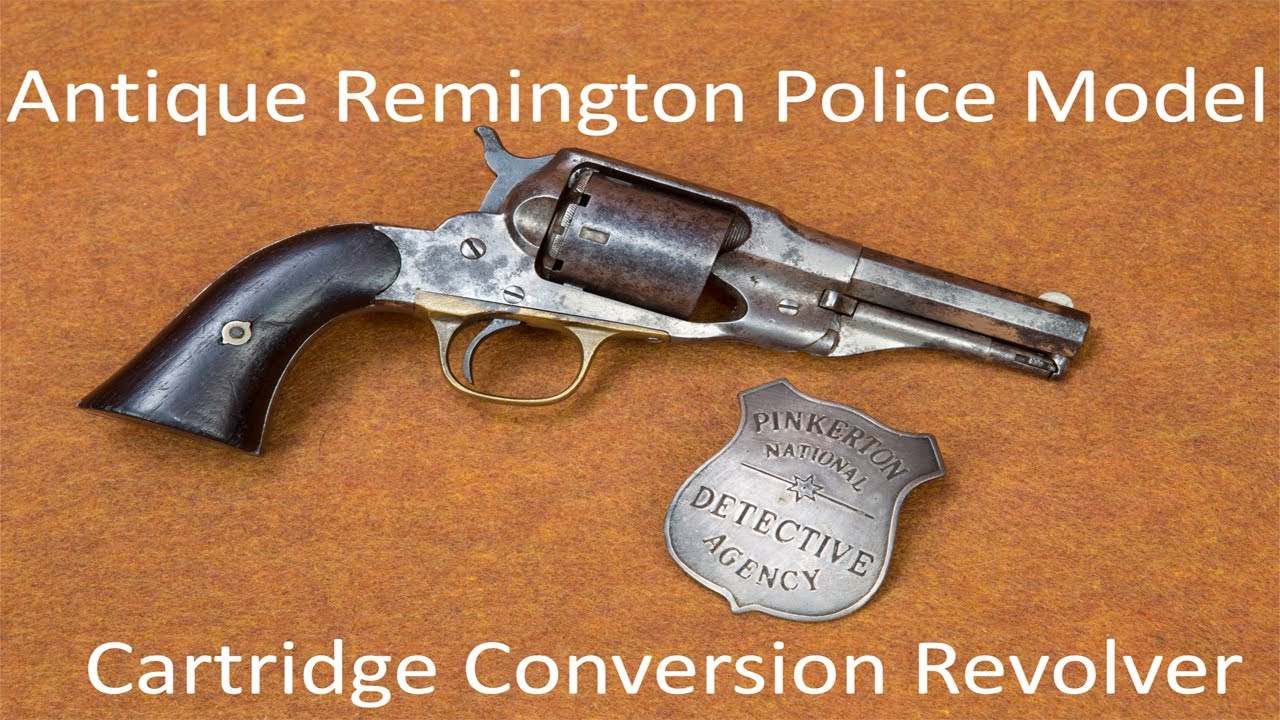 Antique Remington Police Model Cartridge Conversion Revolver