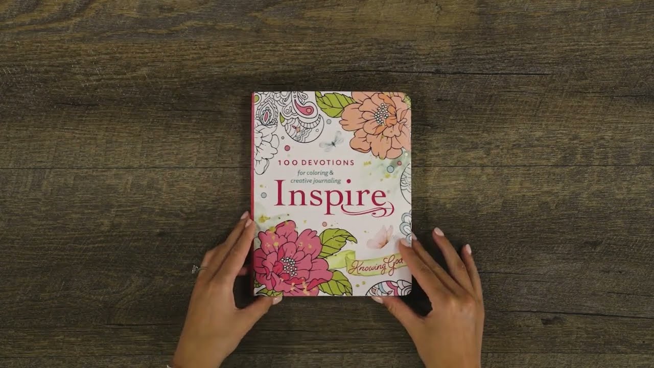 Inspire: Knowing God | 100 Devotions for Coloring and Creative Journaling