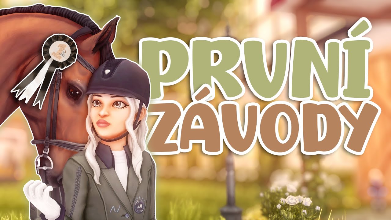 Star Stable I Moje PRVNÍ ZÁVODY ! - Trénink s klubem & Závody [Vlog]