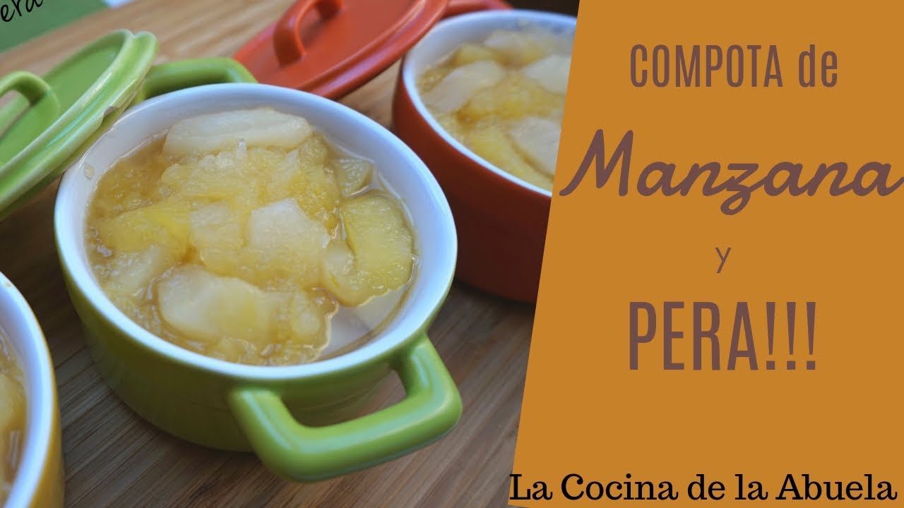 Compota de manzana y pera  La Cocina de la Abuela