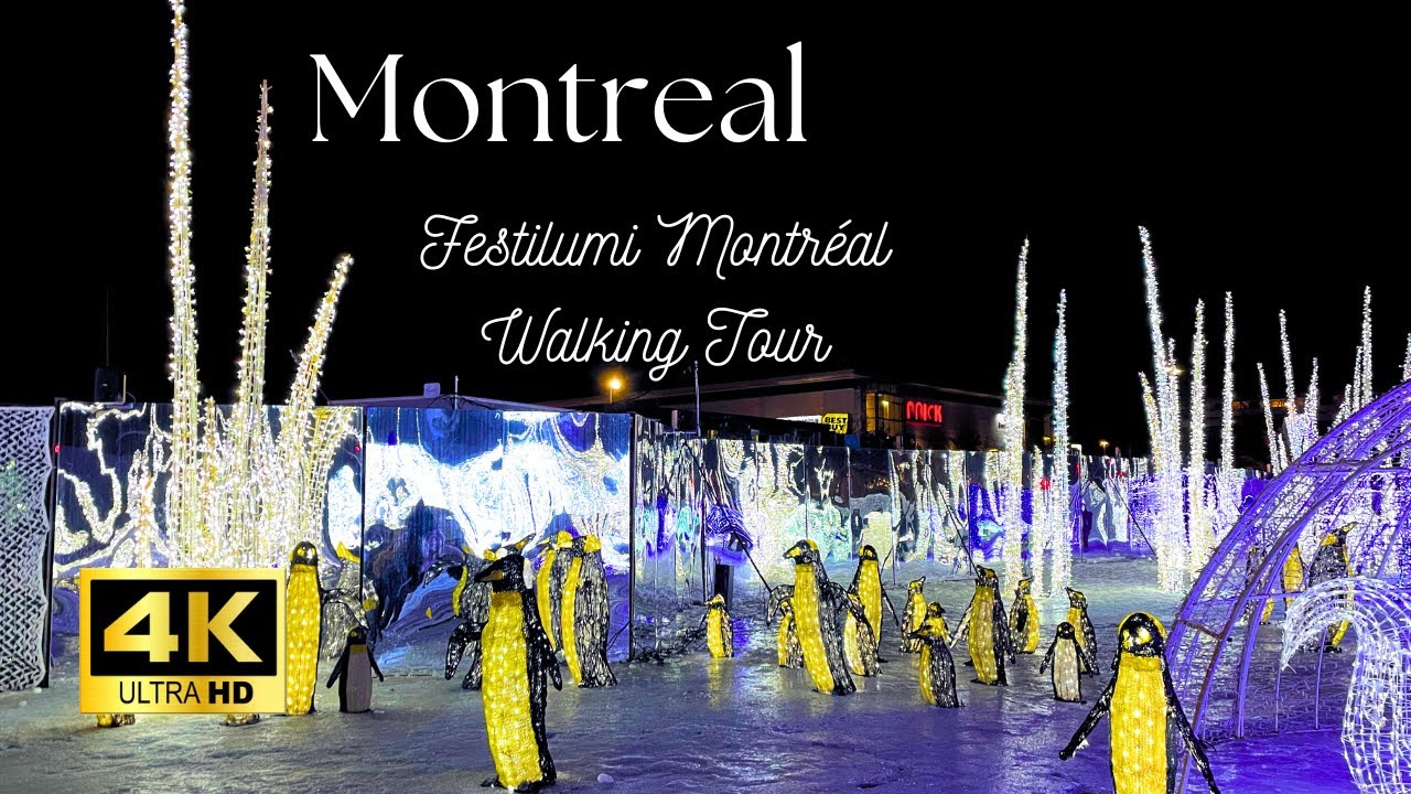 [4K] Walking in the vibe of Festilumi Montr&eacute;al |&nbsp;January 2026 |&nbsp;Montreal, Canada 🇨🇦