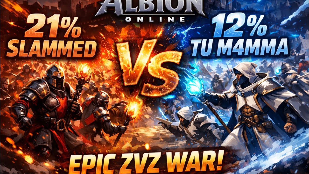 SMALL FIGHT| 12%TU MAMMA VS  21%SLAMMED-PETREA POV #albiononline 