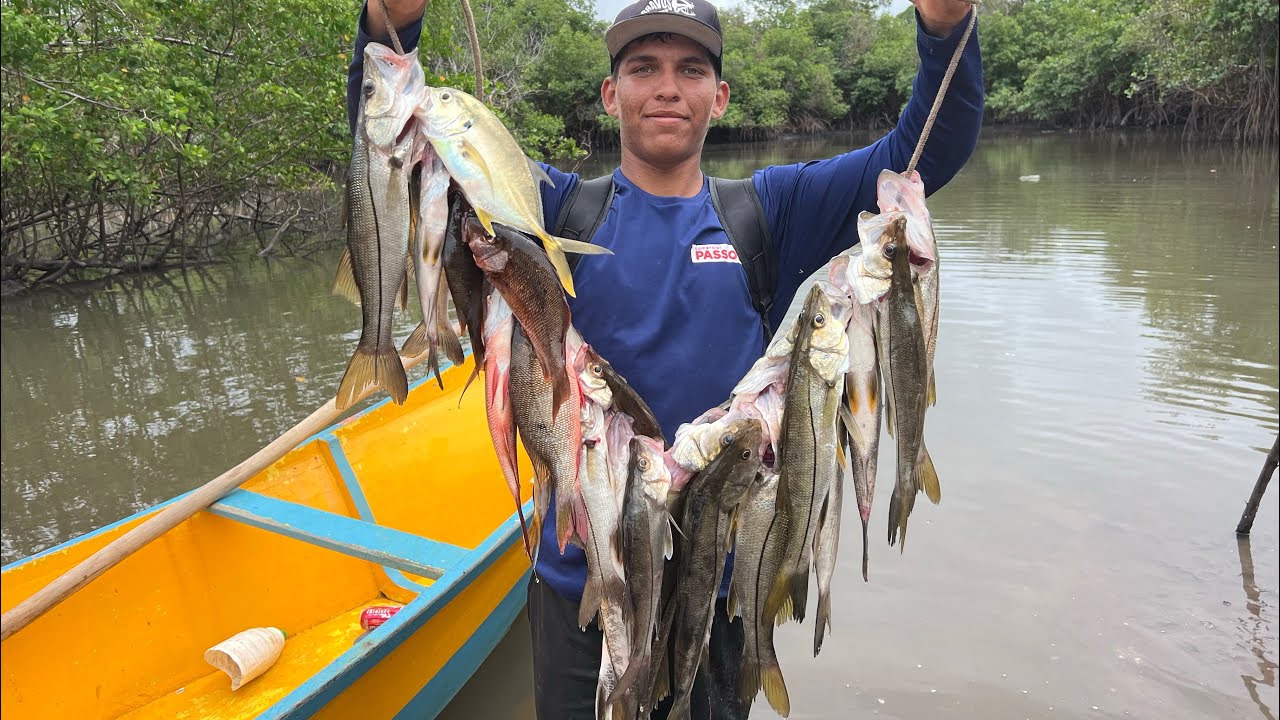 PESCARIA DE JIG HEAD E PLUG EM ARACAJU-SE! MUITOOOOO PEIXEEE, ROBALO ATRAS DE ROBALO!! PESCARIA TOP!
