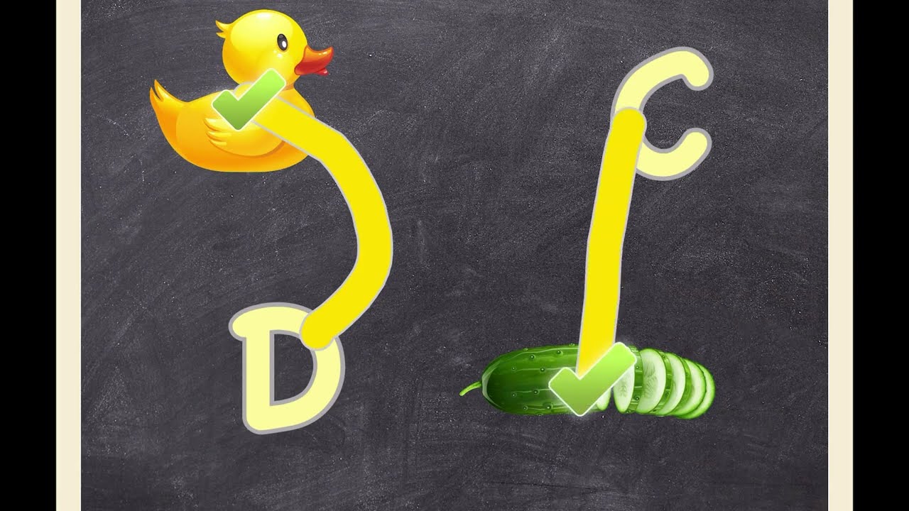 ABC Matching Game: Letter & Object Pairing Game for Kids