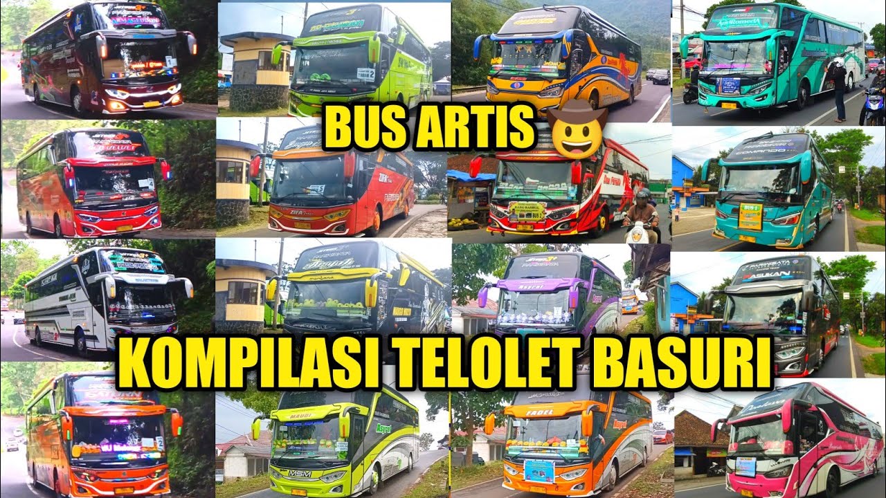 Kumpulan Klakson Telolet  Basuri Bus Terbaru 2023 ! BUS ARTIS INDONESIA
