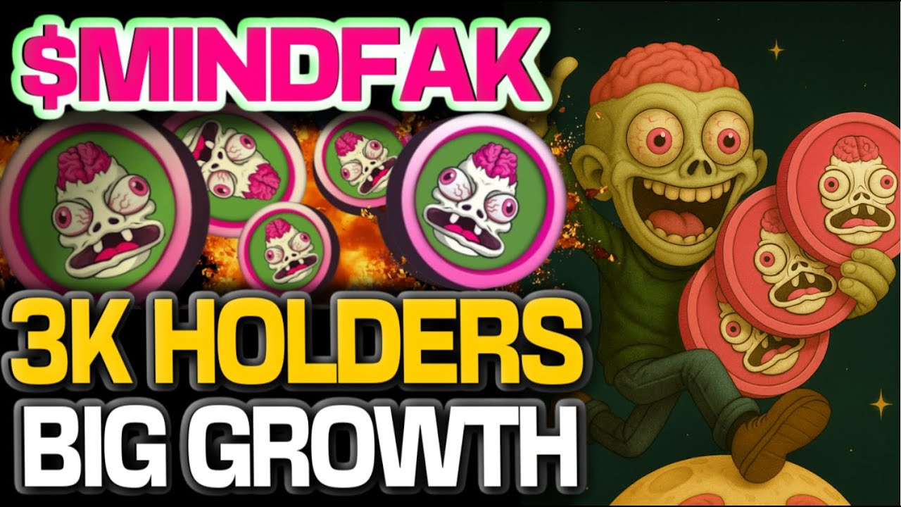 $MINDFAK COIN HAS REACH OVER 3K HOLDERS!!! COMMUNITY GROWING!!!