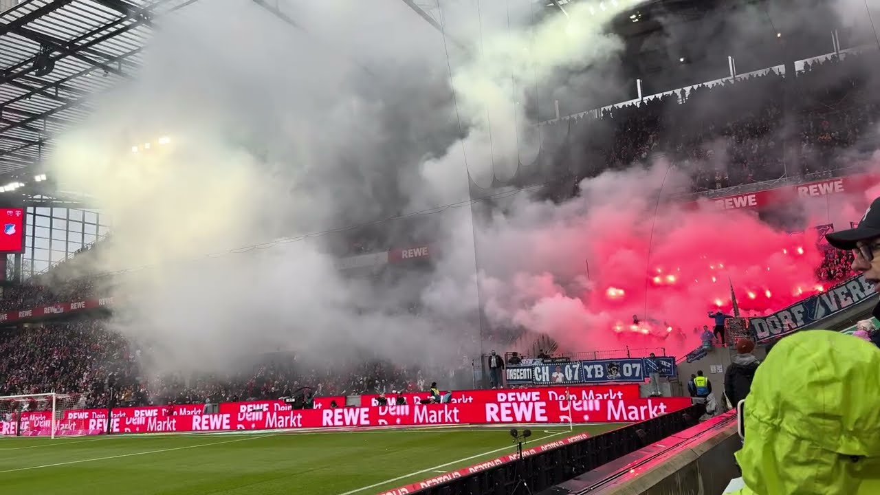 1. FC Köln - TSG Hoffenheim | Pyro im Gästeblock | Saison 2025-26