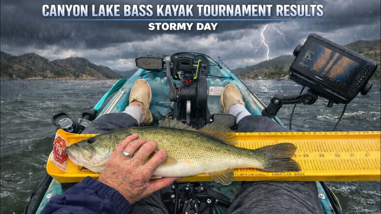 Storms Hit Canyon Lake Tournament! Bass Kayak Winners & Results + EchoMap UHD2 Debut | Matthew 7:7