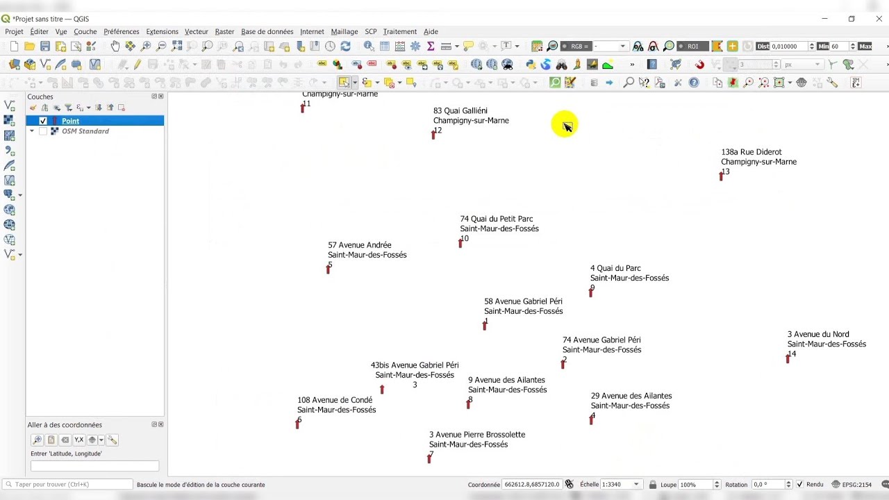 🔴 QGis : Étiquette plusieurs attributs par Calculateur d'Expressions dans Qgis