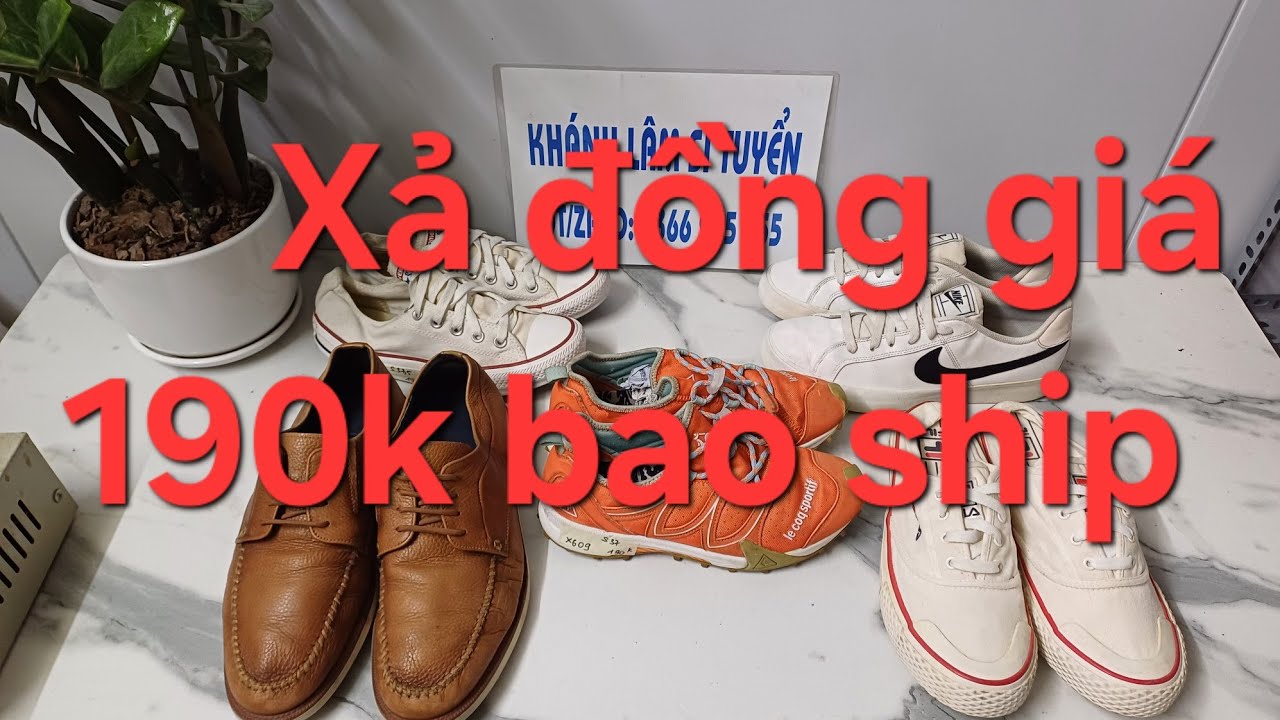 5/2 Xả đồng giá giày si hiệu lecoq sportif,Nike,,Fila,converse...Lh:0366945055