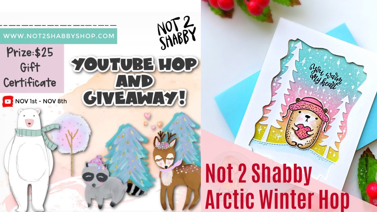 Not 2 Arctic Winter Hop + Giveaway  | November Box | Not2Shabby #n2sarcticwinter
