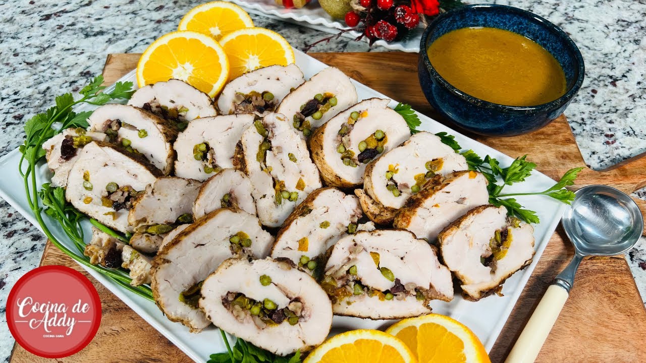 Control de Azúcar, Colesterol, Cáncer. PECHUGA RELLENA AL VINO  Y GRAVY SIN HARINA, SIN HORNO |Addy
