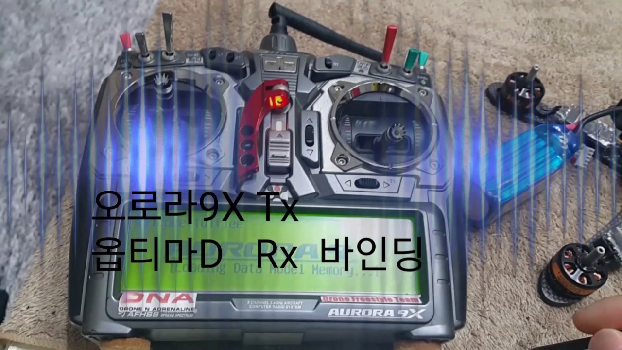 Hitec aurora 9x with Optima D Rx Binding