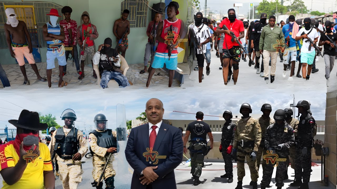 19 JAN- Dwón kraze Vilaj IZO, sòlda sove kite baz/ Gerald Gilles wonfle Laaurent  Saint Cyr ak baton