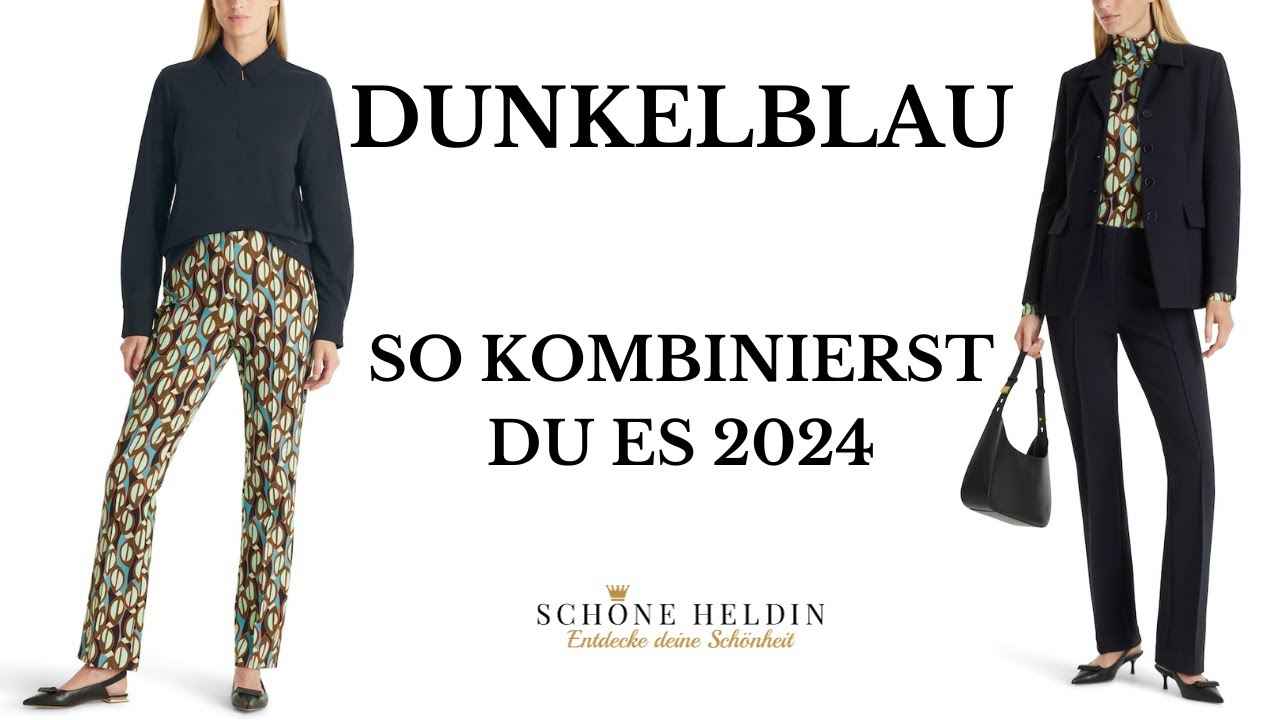 So kombinierst Du dunkelblau in 2024