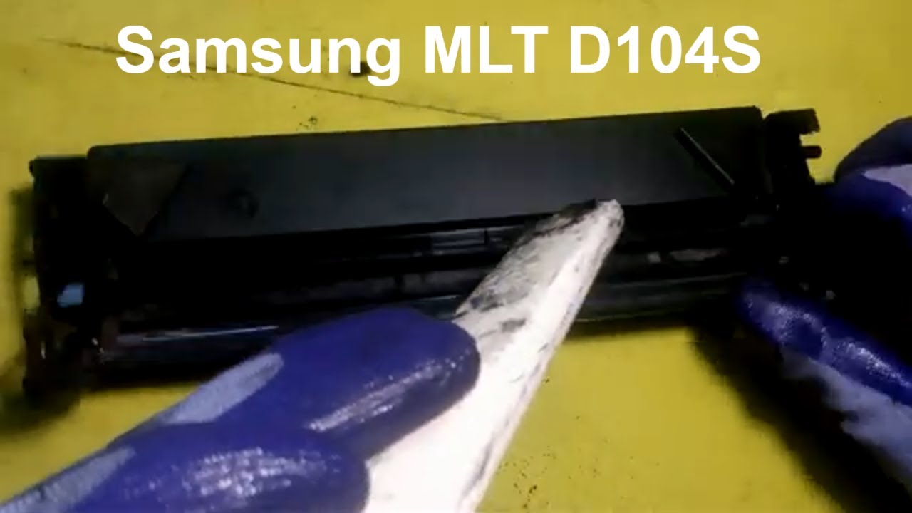 Samsung MLT D104S Kartuş Dolumu / Cartridge Refıll / Заправка картриджа