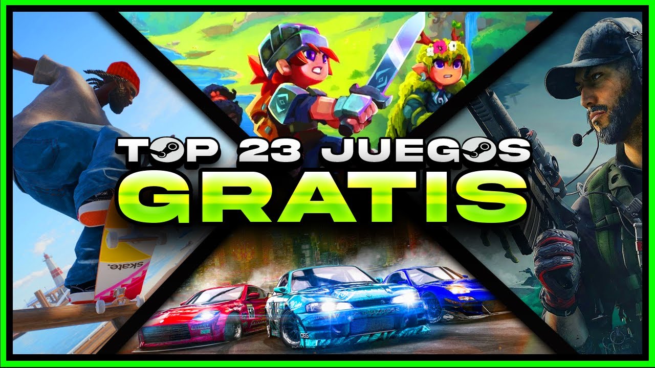 🎮 Top 23 Mejores JUEGOS GRATIS de STEAM para PC (2026) ✅