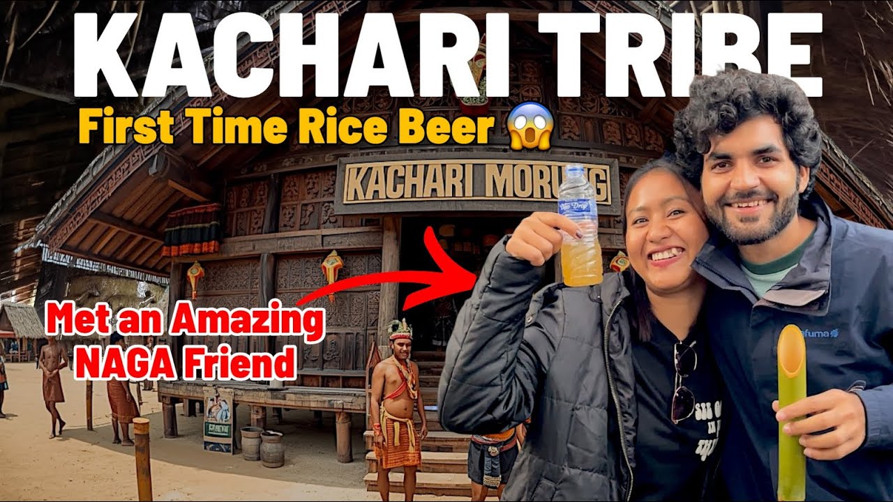 Kachari Tribe | First Time Rice Beer at Hornbill Festival 😱 Met an Amazing Naga Friend😍