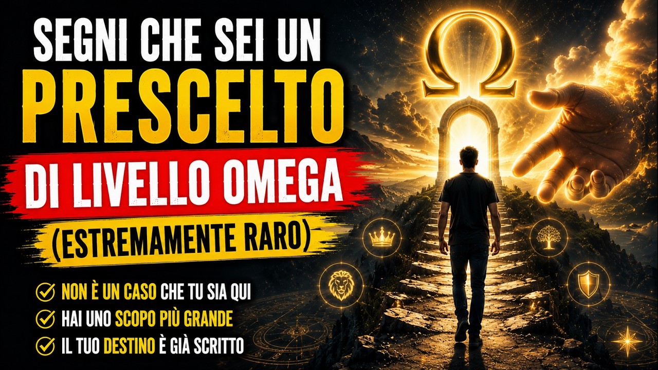 Gli Eletti di Dio: Segni che sei un Prescelto di Livello Omega (Estremamente Raro)  🕊️💔🙏