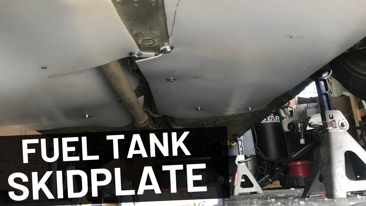 Rally Car Custom Fuel Tank Skidplate On The Subaru GC8 Build